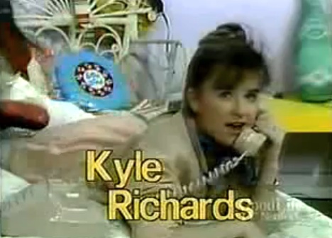 kyle richards hair extensions. Kim and Kyle Richards (of