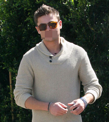 Zac Efron Has A Mustache! zac efron hair 2011. Zac Efron Has A Mustache!